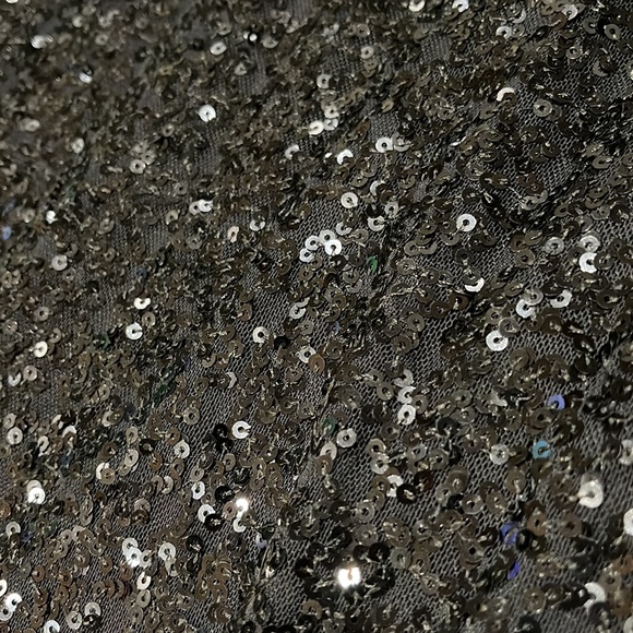 Beautiful sparkly black dress. Worn once for a wedding. Fits great ! - Picture 2 of 3